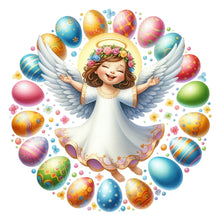 Load image into Gallery viewer, Diamond Painting - Full Round - Easter Angel (30*30CM)
