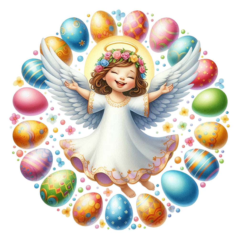 Diamond Painting - Full Round - Easter Angel (30*30CM)