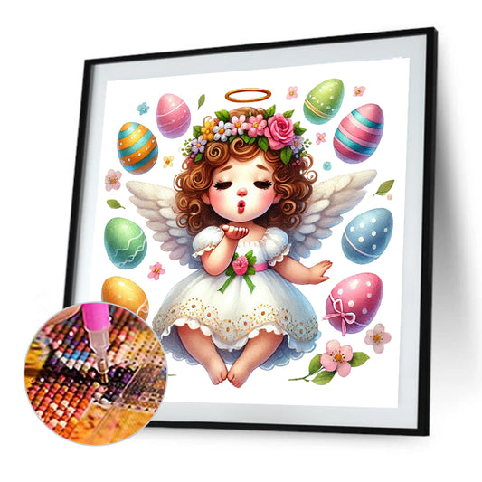 Diamond Painting - Full Round - Easter Angel (30*30CM)