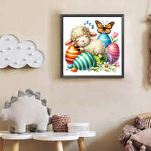 Load image into Gallery viewer, Diamond Painting - Full Round - Easter Sheep (30*30CM)
