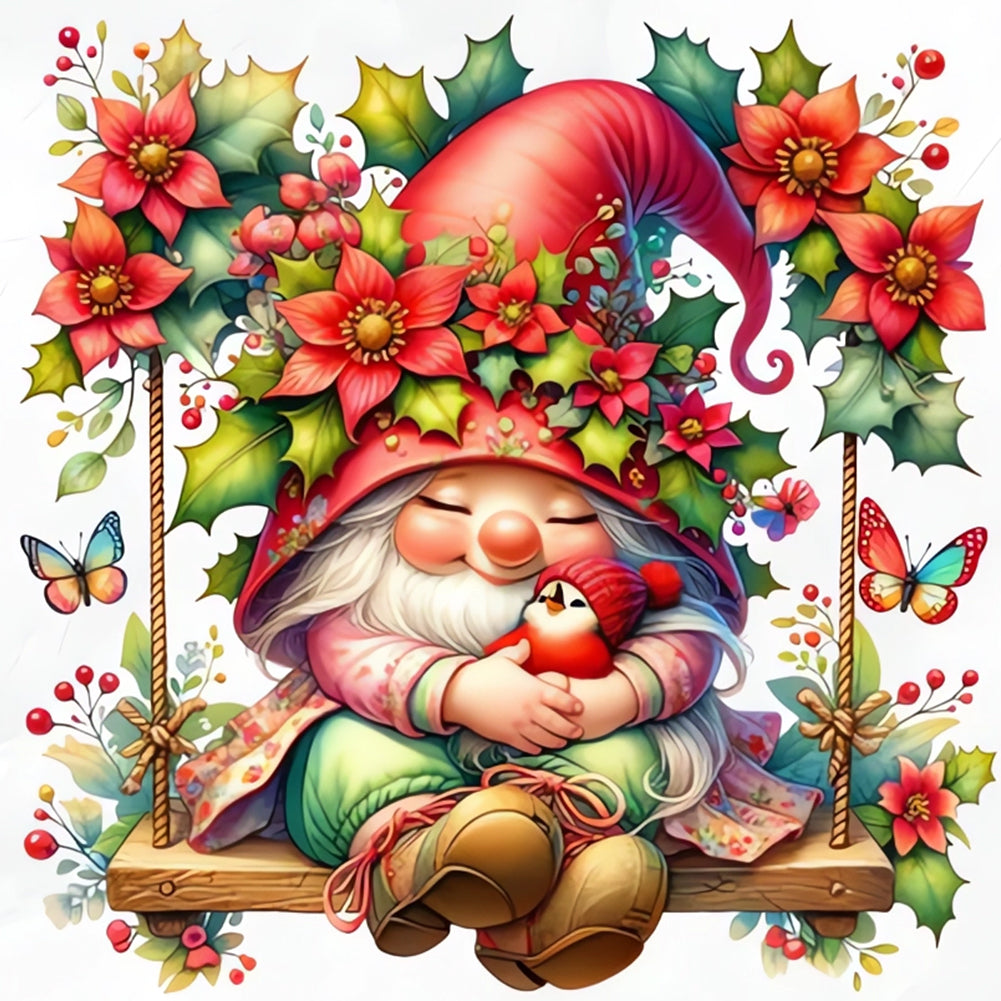 Diamond Painting - Full Round - Gnome (30*30CM)