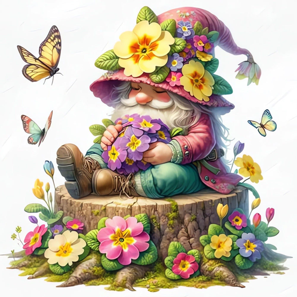 Diamond Painting - Full Round - Gnome (30*30CM)