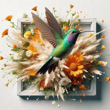 Load image into Gallery viewer, Diamond Painting - Full Square - Hummingbird Escaping From The Frame (40*40CM)
