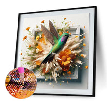 Load image into Gallery viewer, Diamond Painting - Full Square - Hummingbird Escaping From The Frame (40*40CM)
