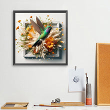 Load image into Gallery viewer, Diamond Painting - Full Square - Hummingbird Escaping From The Frame (40*40CM)
