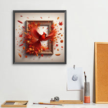 Load image into Gallery viewer, Diamond Painting - Full Square - Red Cardinal Escaping From The Frame (40*40CM)
