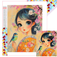 Load image into Gallery viewer, Diamond Painting - Full Square - Japanese Girl (40*50CM)
