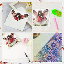 Load image into Gallery viewer, 6Pcs Elf Girl DIY Diamond Painting Card Diamond Drawing Card for Friends
