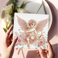 Load image into Gallery viewer, 6Pcs Cupid Angel DIY Diamond Painting Card Diamond Drawing Card for Friends
