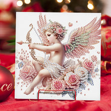 Load image into Gallery viewer, 6Pcs Cupid Angel DIY Diamond Painting Card Diamond Drawing Card for Friends
