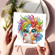 Load image into Gallery viewer, 6Pcs Funny Chicken DIY Diamond Painting Card Diamond Drawing Card for Friends
