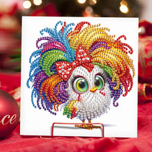 Load image into Gallery viewer, 6Pcs Funny Chicken DIY Diamond Painting Card Diamond Drawing Card for Friends
