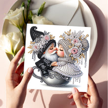 Load image into Gallery viewer, 6Pcs Gnome Lover DIY Diamond Painting Card Diamond Drawing Card for Friends
