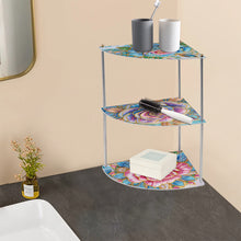 Load image into Gallery viewer, 3 Tier Acrylic Special Shape Flower 5D DIY Diamond Painting Storage Shelf
