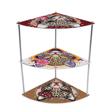 Load image into Gallery viewer, 3 Tier Acrylic Special Shape Leopard 5D DIY Diamond Painting Storage Shelf
