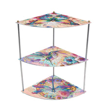 Load image into Gallery viewer, 3 Tier Acrylic Special Shape Dragonfly 5D Diamond Painting Storage Shelf
