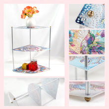 Load image into Gallery viewer, 3 Tier Acrylic Special Shape Dragonfly 5D Diamond Painting Storage Shelf
