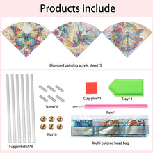 Load image into Gallery viewer, 3 Tier Acrylic Special Shape Dragonfly 5D Diamond Painting Storage Shelf
