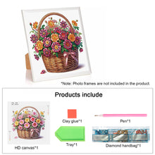 Load image into Gallery viewer, Diamond Painting - Partial Special Shaped - Bouquet Basket (30*30CM)
