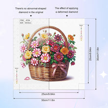 Load image into Gallery viewer, Diamond Painting - Partial Special Shaped - Bouquet Basket (30*30CM)
