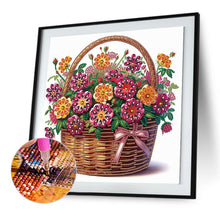 Load image into Gallery viewer, Diamond Painting - Partial Special Shaped - Bouquet Basket (30*30CM)
