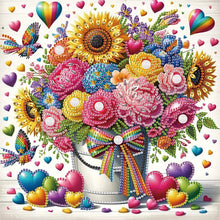 Load image into Gallery viewer, Diamond Painting - Partial Special Shaped - Bouquet Basket (30*30CM)
