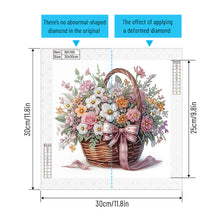 Load image into Gallery viewer, Diamond Painting - Partial Special Shaped - Bouquet Basket (30*30CM)
