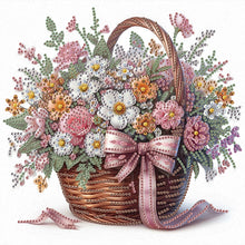 Load image into Gallery viewer, Diamond Painting - Partial Special Shaped - Bouquet Basket (30*30CM)
