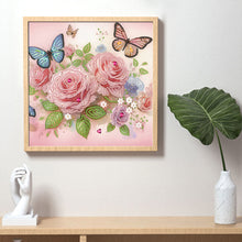 Load image into Gallery viewer, Diamond Painting - Partial Special Shaped - Flower Cluster (30*30CM)
