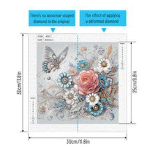 Load image into Gallery viewer, Diamond Painting - Partial Special Shaped - Flower Cluster (30*30CM)
