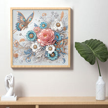 Load image into Gallery viewer, Diamond Painting - Partial Special Shaped - Flower Cluster (30*30CM)
