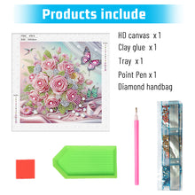 Load image into Gallery viewer, Diamond Painting - Partial Special Shaped - Flower Cluster (30*30CM)
