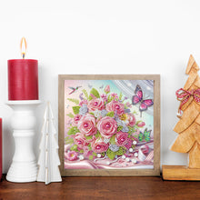 Load image into Gallery viewer, Diamond Painting - Partial Special Shaped - Flower Cluster (30*30CM)
