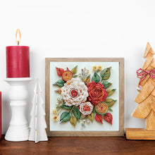 Load image into Gallery viewer, Diamond Painting - Partial Special Shaped - Flower Cluster (30*30CM)
