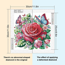 Load image into Gallery viewer, Diamond Painting - Partial Special Shaped - Flower Cluster (30*30CM)
