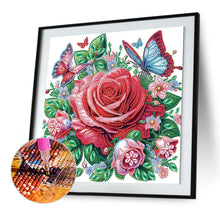Load image into Gallery viewer, Diamond Painting - Partial Special Shaped - Flower Cluster (30*30CM)
