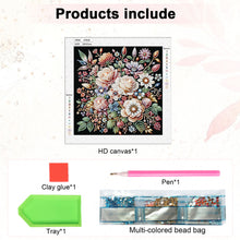 Load image into Gallery viewer, Diamond Painting - Partial Special Shaped - Flower Cluster (30*30CM)
