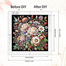 Load image into Gallery viewer, Diamond Painting - Partial Special Shaped - Flower Cluster (30*30CM)
