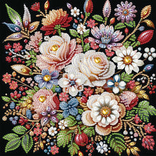Load image into Gallery viewer, Diamond Painting - Partial Special Shaped - Flower Cluster (30*30CM)
