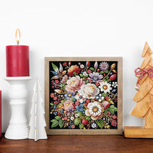 Load image into Gallery viewer, Diamond Painting - Partial Special Shaped - Flower Cluster (30*30CM)
