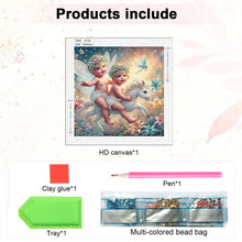 Load image into Gallery viewer, Diamond Painting - Partial Special Shaped - Angel (30*30CM)
