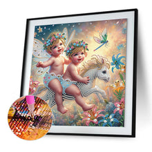 Load image into Gallery viewer, Diamond Painting - Partial Special Shaped - Angel (30*30CM)
