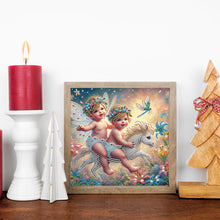 Load image into Gallery viewer, Diamond Painting - Partial Special Shaped - Angel (30*30CM)
