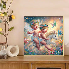 Load image into Gallery viewer, Diamond Painting - Partial Special Shaped - Angel (30*30CM)
