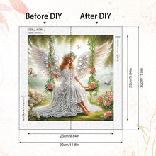 Load image into Gallery viewer, Diamond Painting - Partial Special Shaped - Angel (30*30CM)
