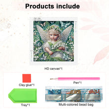 Load image into Gallery viewer, Diamond Painting - Partial Special Shaped - Angel (30*30CM)
