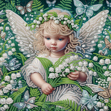 Load image into Gallery viewer, Diamond Painting - Partial Special Shaped - Angel (30*30CM)
