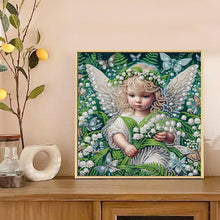 Load image into Gallery viewer, Diamond Painting - Partial Special Shaped - Angel (30*30CM)
