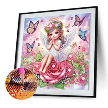 Load image into Gallery viewer, Diamond Painting - Partial Special Shaped - Angel (30*30CM)
