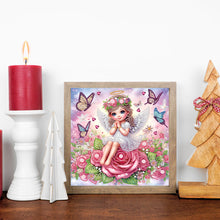 Load image into Gallery viewer, Diamond Painting - Partial Special Shaped - Angel (30*30CM)
